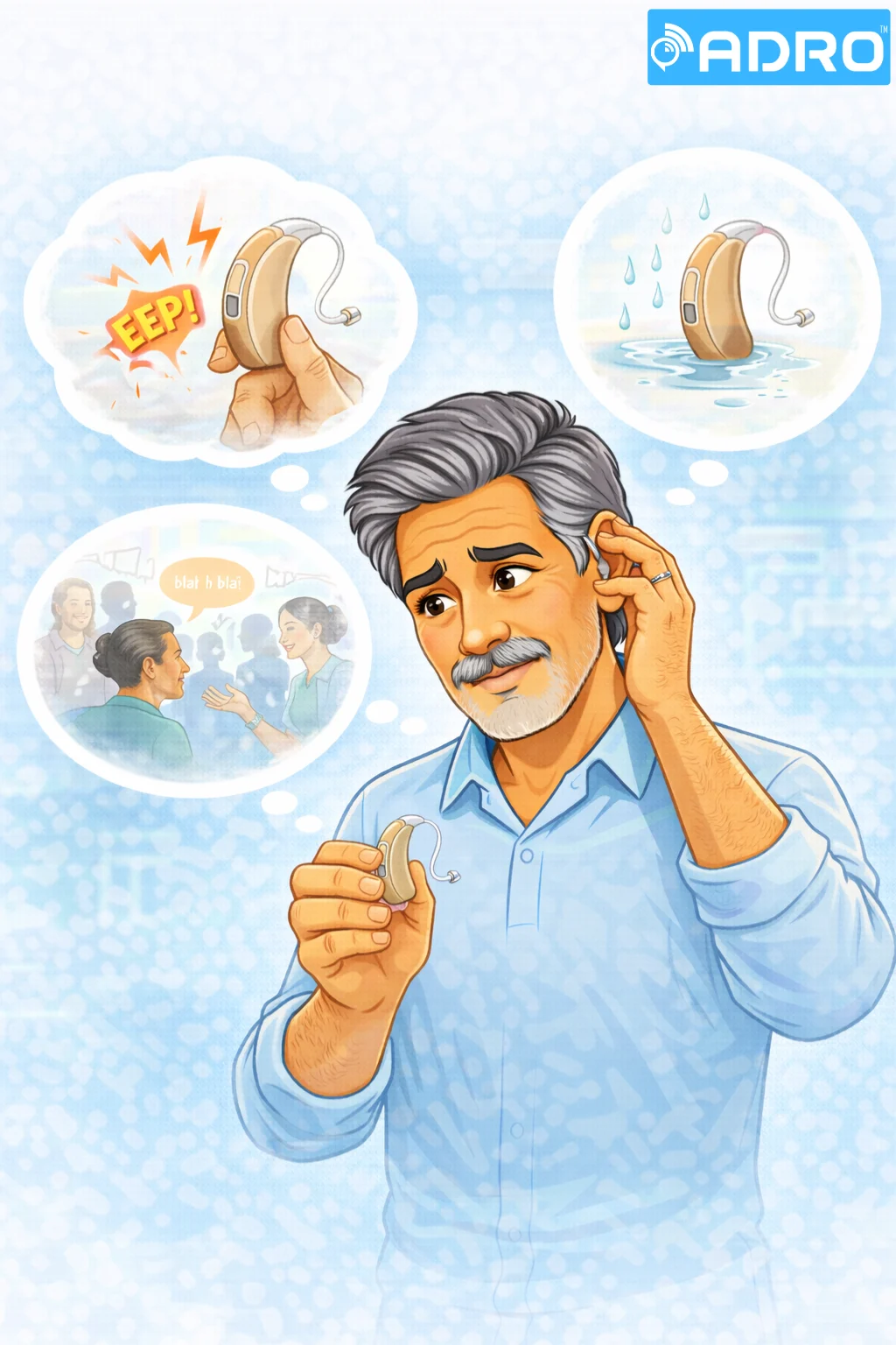5 Common Problems Hearing aid Users face