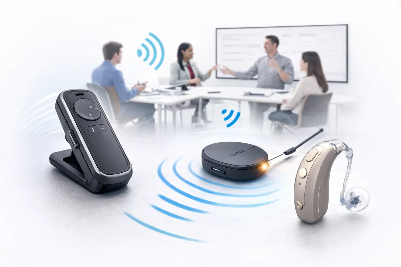 Remote microphone Adro hearing aid accessory (1)