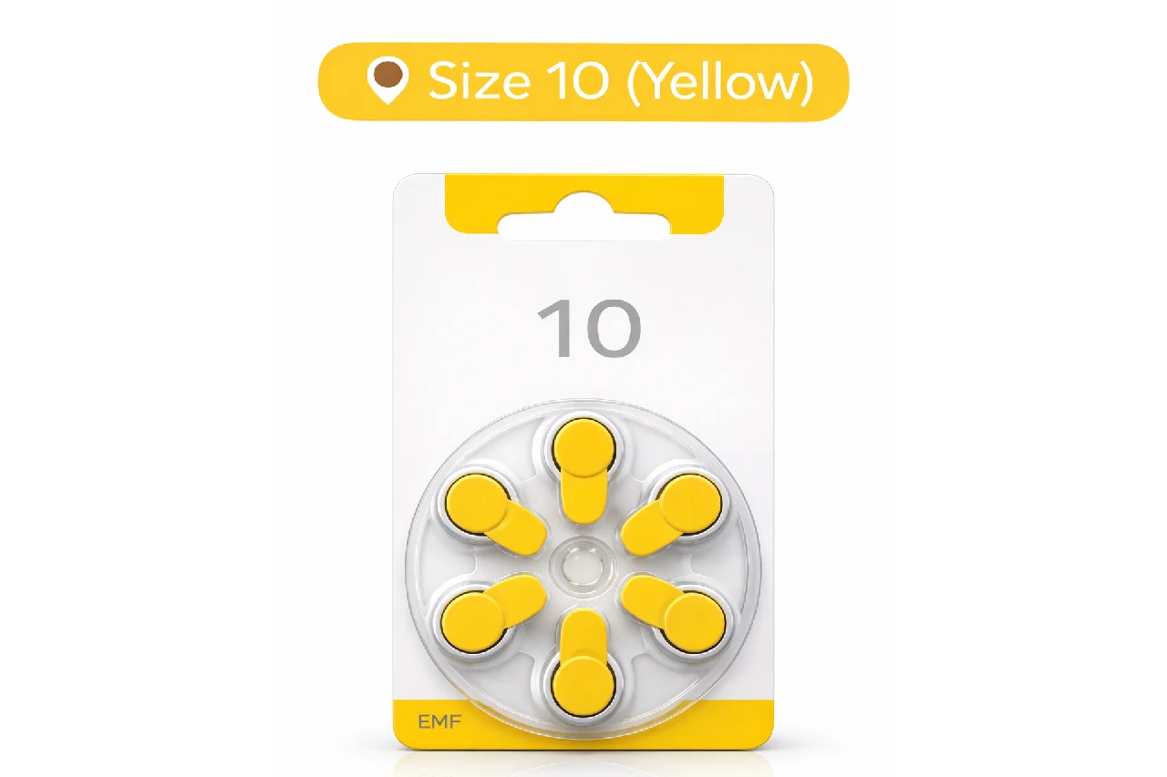 Size 10 hearing aid battery Adro (1)