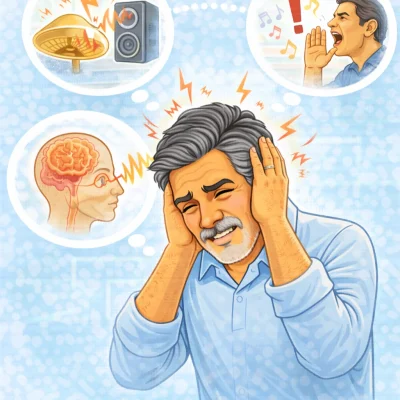 46 What is hyperacusis and its causes